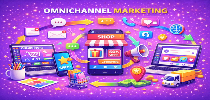 Social Media + Email + SMS + WhatsApp Marketing